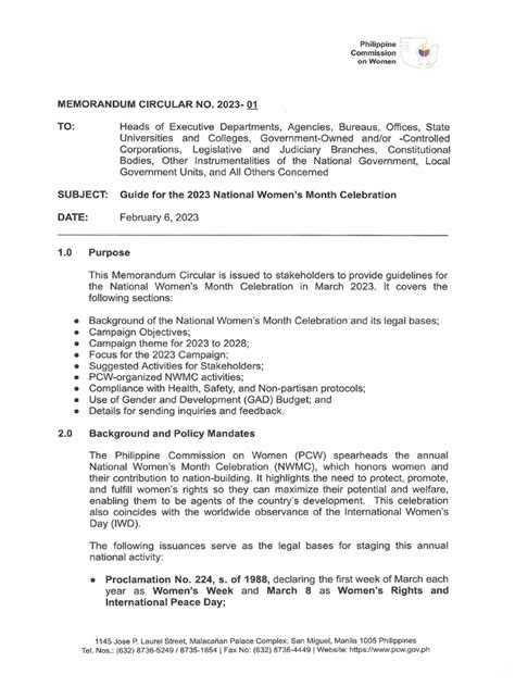 gmms pcw|MEMORANDUM CIRCULAR NO. 2023 .